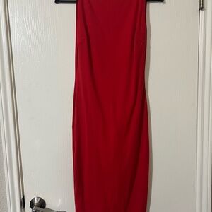 Popilush Ruched Tummy Control Midi Dress M